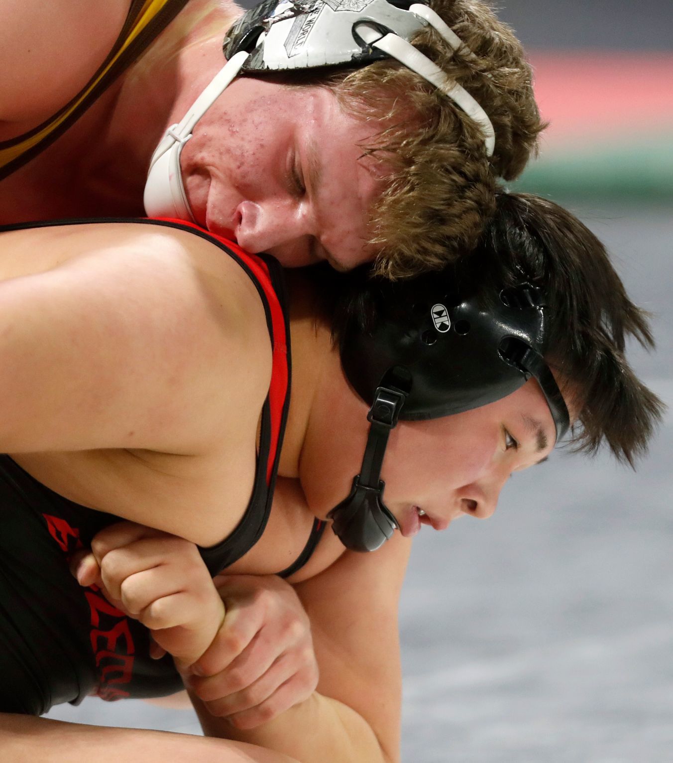 First round of state wrestling